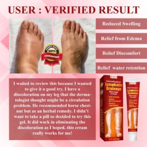 EdemaSupport Lymphatic Drainage Massage Cream - Image 5