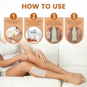Advanced Micro-Needle Patch Designed for Targeted Leg Comfort Support ,Instant Relief,Long-Term Results - Image 9