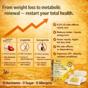 𝐎𝐟𝐟𝐢𝐜𝐢𝐚𝐥 𝐒𝐭𝐨𝐫𝐞 🇺🇸 Detox Foot Pads for Drainage & Slimming Support,Visible Results in 7 Days ✅ For Weight, Skin, Diabetes & Joint Health 🗽 - Image 3