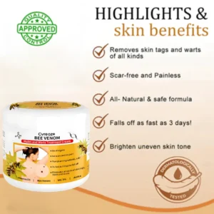 Bee Venom Mole and Wart Treatment Cream - LIMITED-TIME OFFER - Image 3
