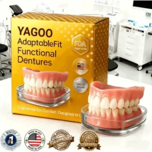 Ends Today: 70% OFF! Medical Full Denture with Strong Suction