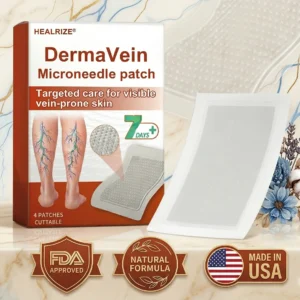 DermaVein Microneedle Patch-𝘝𝘪𝘴𝘪𝘣𝘭𝘦 𝘝𝘦𝘪𝘯 𝘙𝘦𝘥𝘶𝘤𝘵𝘪𝘰𝘯 𝘚𝘺𝘴𝘵𝘦𝘮