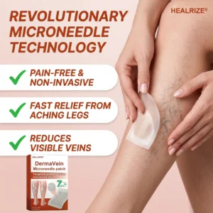 DermaVein Microneedle Patch-𝘝𝘪𝘴𝘪𝘣𝘭𝘦 𝘝𝘦𝘪𝘯 𝘙𝘦𝘥𝘶𝘤𝘵𝘪𝘰𝘯 𝘚𝘺𝘴𝘵𝘦𝘮 - Image 5