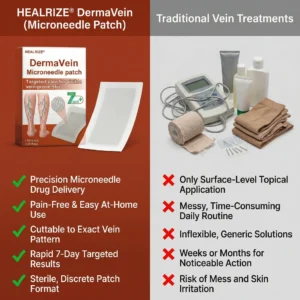 DermaVein Microneedle Patch-𝘝𝘪𝘴𝘪𝘣𝘭𝘦 𝘝𝘦𝘪𝘯 𝘙𝘦𝘥𝘶𝘤𝘵𝘪𝘰𝘯 𝘚𝘺𝘴𝘵𝘦𝘮 - Image 6
