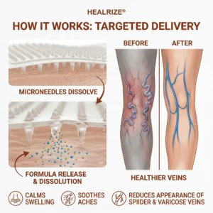 DermaVein Microneedle Patch-𝘝𝘪𝘴𝘪𝘣𝘭𝘦 𝘝𝘦𝘪𝘯 𝘙𝘦𝘥𝘶𝘤𝘵𝘪𝘰𝘯 𝘚𝘺𝘴𝘵𝘦𝘮 - Image 8