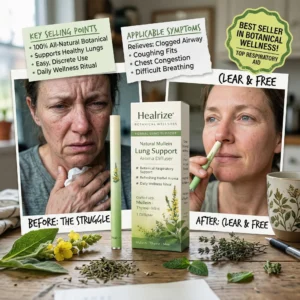 Natural Mullein Lung Support Aroma Diffuser – Deep Lung Cleanse Support - Image 3