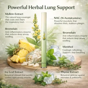 Natural Mullein Lung Support Aroma Diffuser – Deep Lung Cleanse Support - Image 4