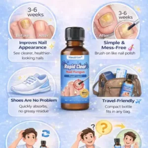 Nano Rapid Clear Nail Fungus Rapair Liquid Effective in 7 Days, Permanently Eliminates the Root - Image 14