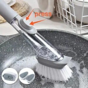 Kitchen Sink Scrubber Dish Washing Cleaning Brush Tool - Image 2