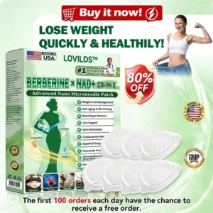Last 3 Hours: Moringa & Berberine × NAD+ 10-in-1 Nano-Microneedle Patches – 70% Off 🗽
