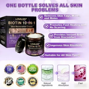 Made and Shipped from UK Biotin 10-in-1 Skin Restoration Cream - Image 8