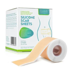 Medical Soft Silicone Gel Tape for Scar Removal (1.6” x 60”） - Image 4