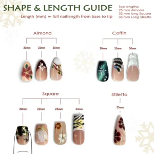 NESLEMY｜Euphoric Holiday Collection | 10PCS Handmade Press On Nails - Image 3