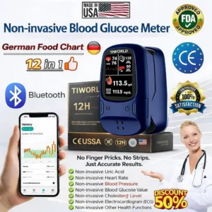 Non-Invasive Blood Glucose Monitor 5 Seconds 99% Accuracy