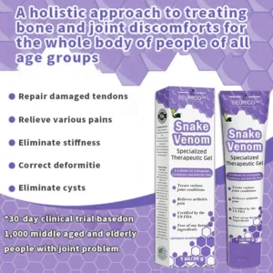 Snake Venom Joint Therapy Pain Relief Gel - Image 2