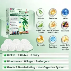 20-IN-1 Advanced Nano Microneedle Patch Moringa × Berberine × NMN/NAD+ Multi-Action Formula - Image 9