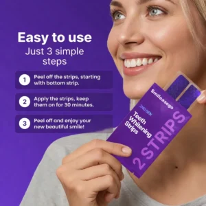 Purple Teeth Whitening Strips - Image 3