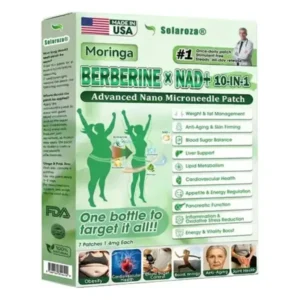 Moringa Berberine × NAD⁺ 10-in-1 Nano Microneedle Patch - Image 3
