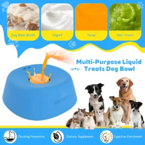 Vet-Recommended Slow Feeder Bowl for Dogs & Cats - Interactive Anti-Gulping Pet Dish for Healthy Tummies - Image 5