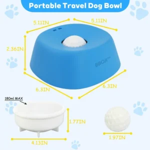 Vet-Recommended Slow Feeder Bowl for Dogs & Cats - Interactive Anti-Gulping Pet Dish for Healthy Tummies - Image 7