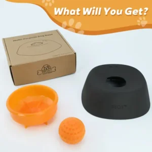 Vet-Recommended Slow Feeder Bowl for Dogs & Cats - Interactive Anti-Gulping Pet Dish for Healthy Tummies - Image 9