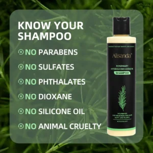 🔥**¡ÚLTIMO DÍA: 50% DE DESCUENTO!** - 🎅Champú orgánico de romero para el crecimiento del cabello - Image 6