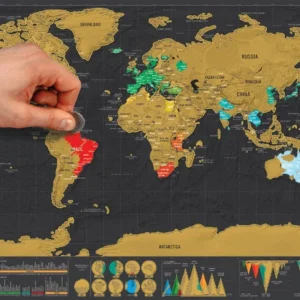 Travel Scratch World Map - Image 2