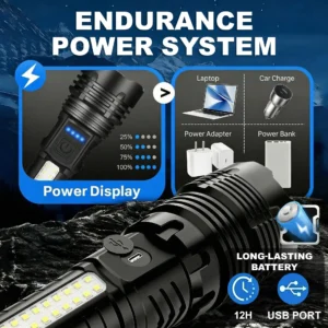5 Modes Powerful Emergency Survival Flashlights - Image 4