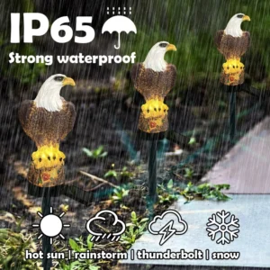 Eagle LED Garden Solar Post Light - Image 4