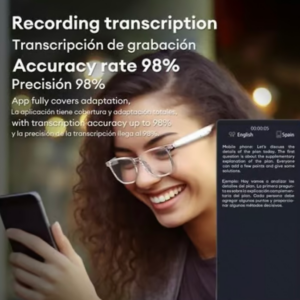 HY-C8 AI Wireless Bluetooth Translation Glasses - Image 2