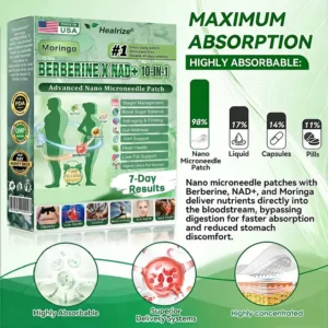 Moringa · Berberine × NAD+ 𝟏𝟎-𝐢𝐧-𝟏 𝐀𝐝𝐯𝐚𝐧𝐜𝐞𝐝 𝐍𝐚𝐧𝐨 𝐌𝐢𝐜𝐫𝐨𝐧𝐞𝐞𝐝𝐥𝐞 𝐏𝐚𝐭𝐜𝐡 - Image 14