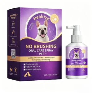 No-Brushing Oral Care Spray for Dogs & Cats