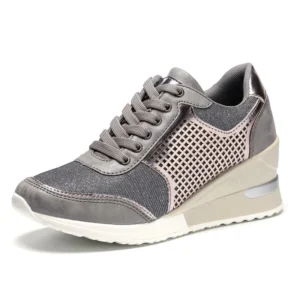 High Heeld Wedge Sneakers For Women - Image 5