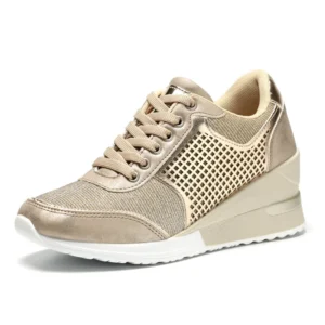 High Heeld Wedge Sneakers For Women - Image 4