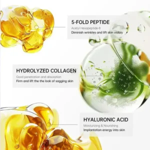 Juxek Neck Firming Cream Reduces Wrinkles and Double Chin - Five Rollers for All Around Massage - Image 8
