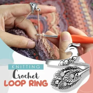 Knitting Crochet Loop Ring - Image 2