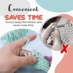 Knitting Crochet Loop Ring - Image 3