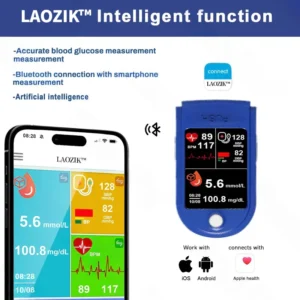 𝐍𝐨𝐧-𝐈𝐧𝐯𝐚𝐬𝐢𝐯𝐞 𝐁𝐥𝐨𝐨𝐝 𝐆𝐥𝐮𝐜𝐨𝐬𝐞 𝐌𝐨𝐧𝐢𝐭𝐨𝐫 – Pain-Free & 99.9% Accurate - Image 2