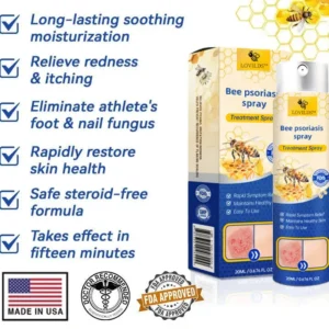 PsoriaHeal Bee Psoriasis Treatment Spray pro - Image 4