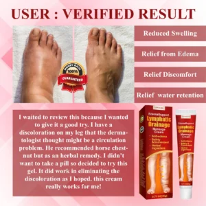 EdemaSupport Lymphatic Drainage Massage Cream - Image 4