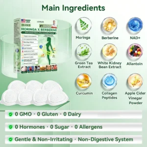 🔥Made in USA | Moringa & Berberine 10-IN-1 Advanced Nano Microneedle Patch - Image 4