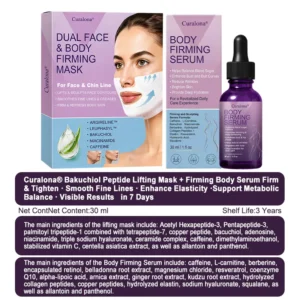 2-in-1 Bakuchiol Peptide Lifting Mask + Firming Body Serum - Image 17