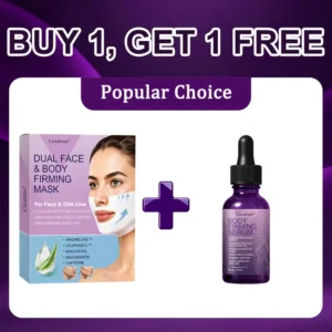 2-in-1 Bakuchiol Peptide Lifting Mask + Firming Body Serum - Image 21