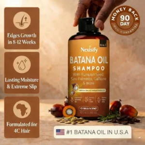 Batana Oil Shampoo 300ml+Batana Oil Conditioner 300ml(1 Set)