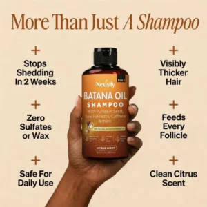 Batana Oil Shampoo 300ml+Batana Oil Conditioner 300ml(1 Set) - Image 2