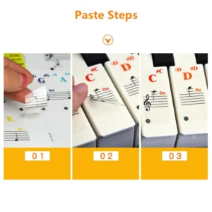Piano Key Note Stickers - Image 4