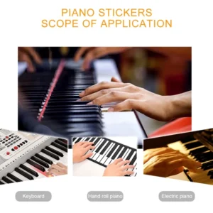 Piano Key Note Stickers - Image 3