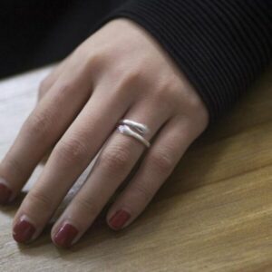 Silver Hug Ring - Image 3