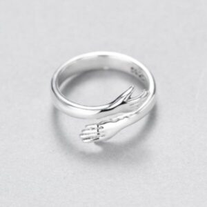 Silver Hug Ring - Image 4