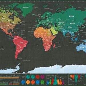 Travel Scratch World Map - Image 7